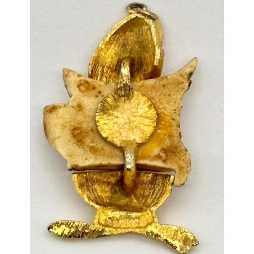 Vintage Woodsy the Owl Pendant From the Late 1960s or Early 1970s Give A Hoot!!! - Picture 6 of 6